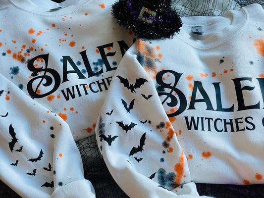 Salem Witches Splatter Paint Sweatshirt