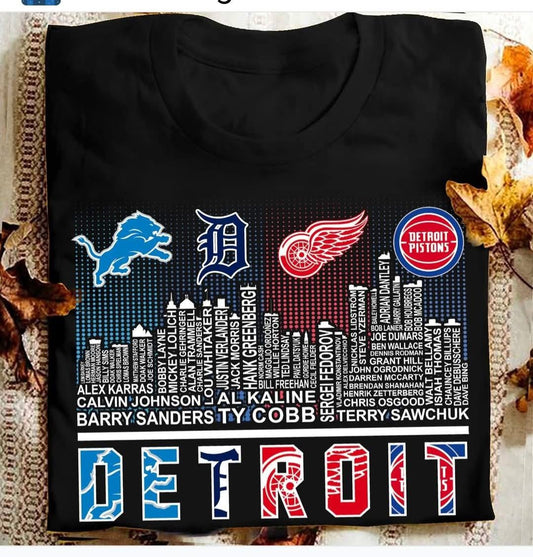 DETROIT Names Tee