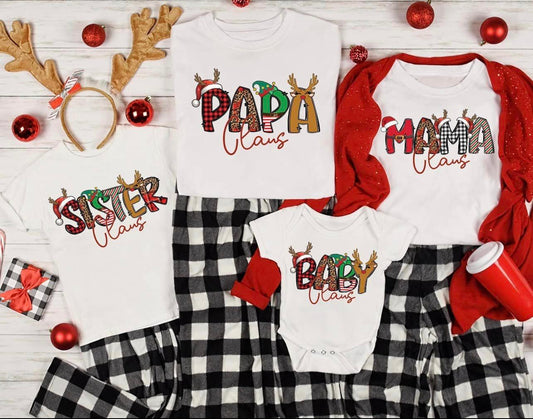 Custom Claus Family Shirts