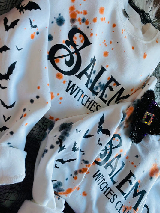 Salem Witches Splatter Paint Sweatshirt