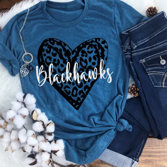 Blackhawks Heart Design