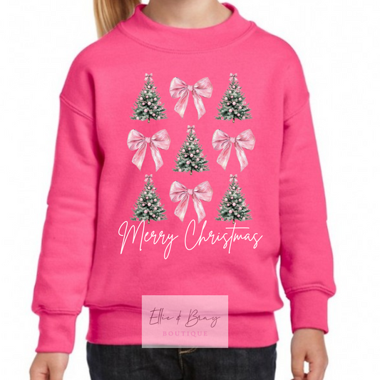 YOUTH Bow and Tree Sweatshirt