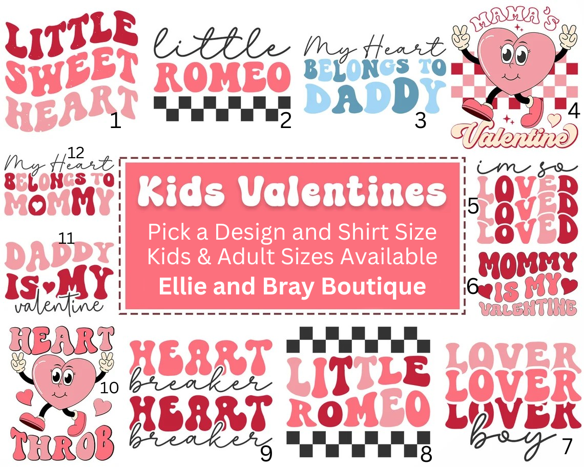 Valentines Kids Designs