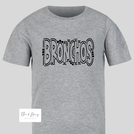 Bronchos Spirit Wear Broncho Outline