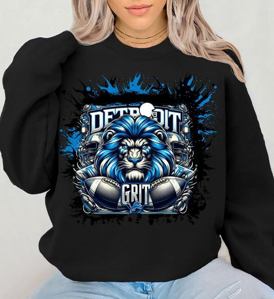 LIONS Splatter Double Football Design