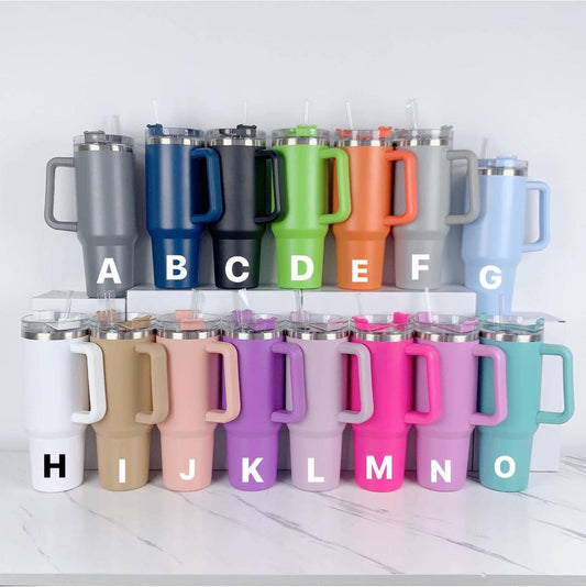 Handle Tumblers - First Generation with Clear Lids