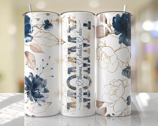 20oz Mommy Floral Tumbler