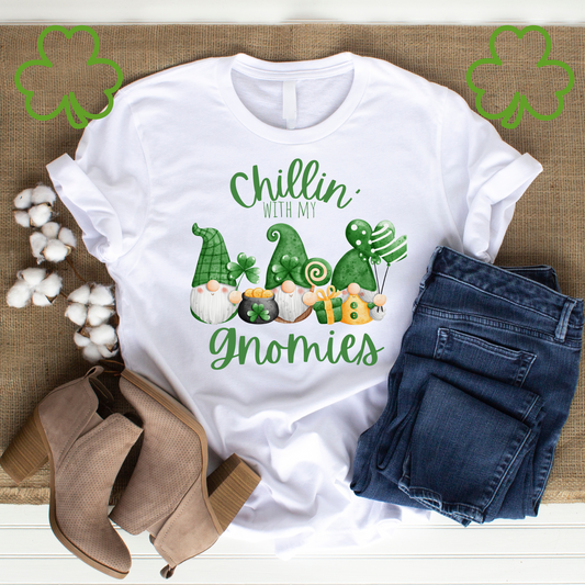 Chilling with my Gnomies DTG Transfer