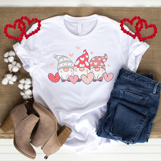 Valentines Gnomes DTG Transfer