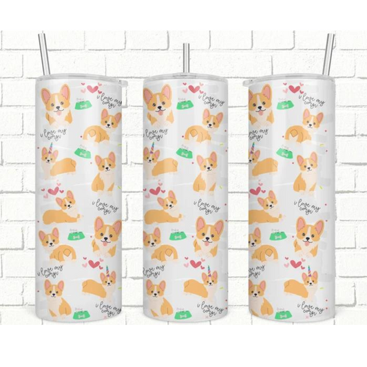 20oz Corgi Tumbler