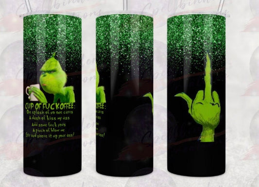 FUCKOFFE Grinch Tumblet