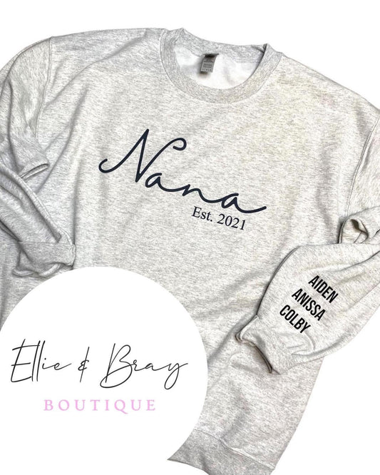 Customized Grandparent/Parent HOODIE