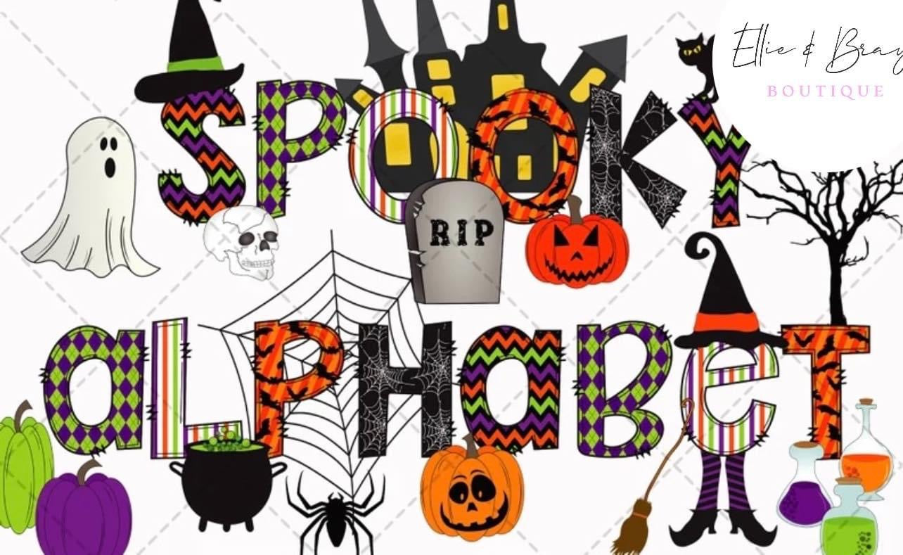 Child Name Halloween Bags