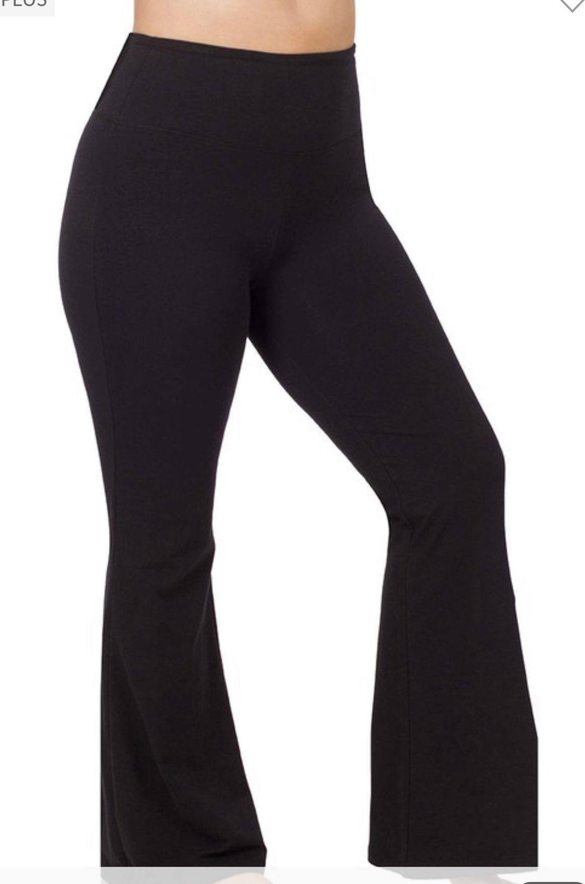 Black Flare Yoga Pants