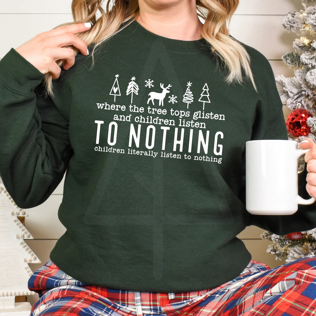 Children Listen to Nothing Crew Neck