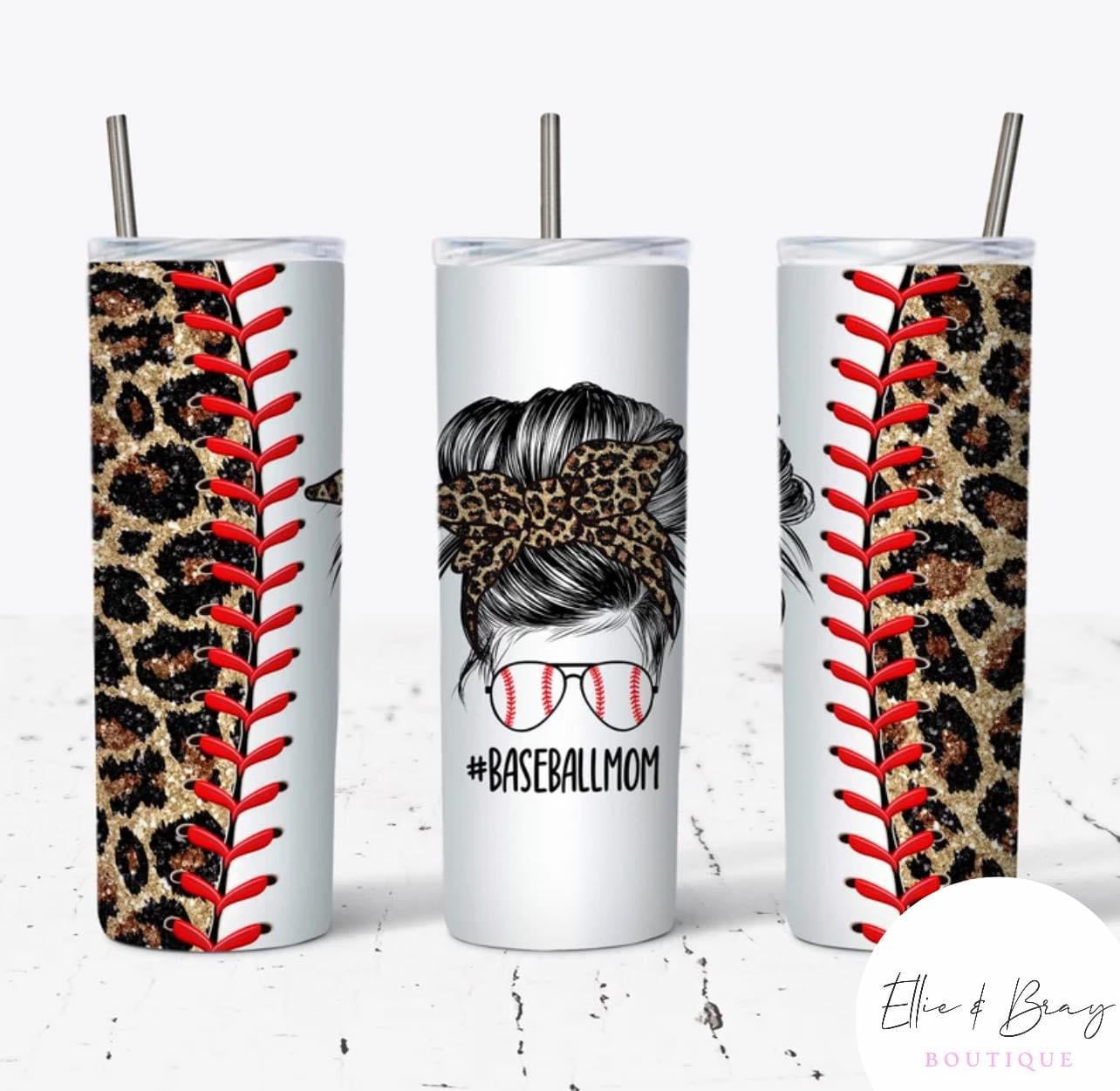 20oz Baseball Mom Tumbler