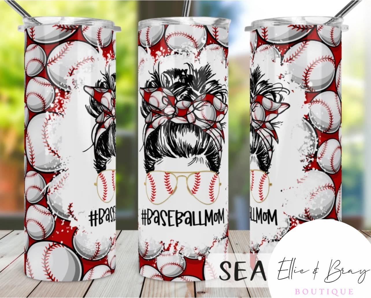20oz Baseball Mom Tumbler