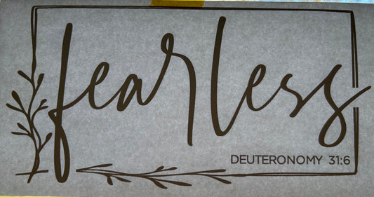 Fearless Screen Print