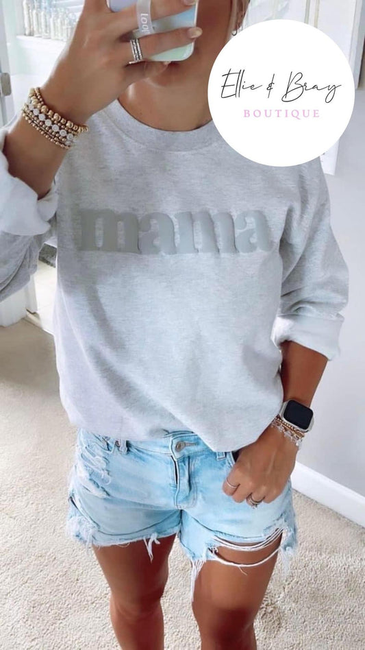 MAMA BUBBLE CREW NECK😍
