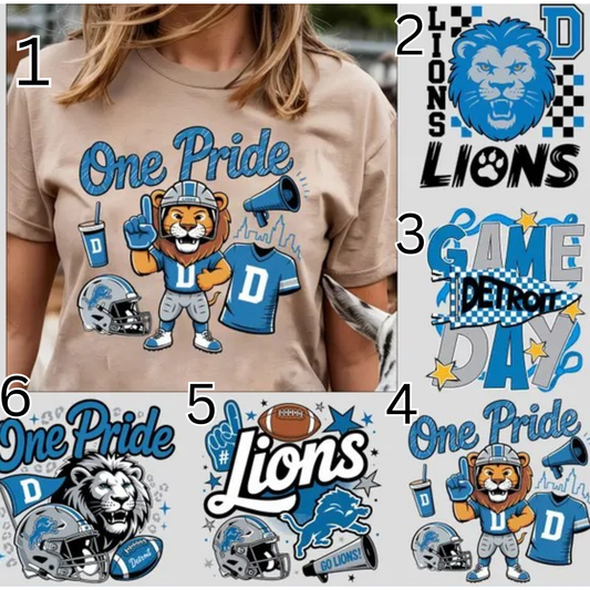 Kids Detroit Lions Shirts READ SIZING CHART!!