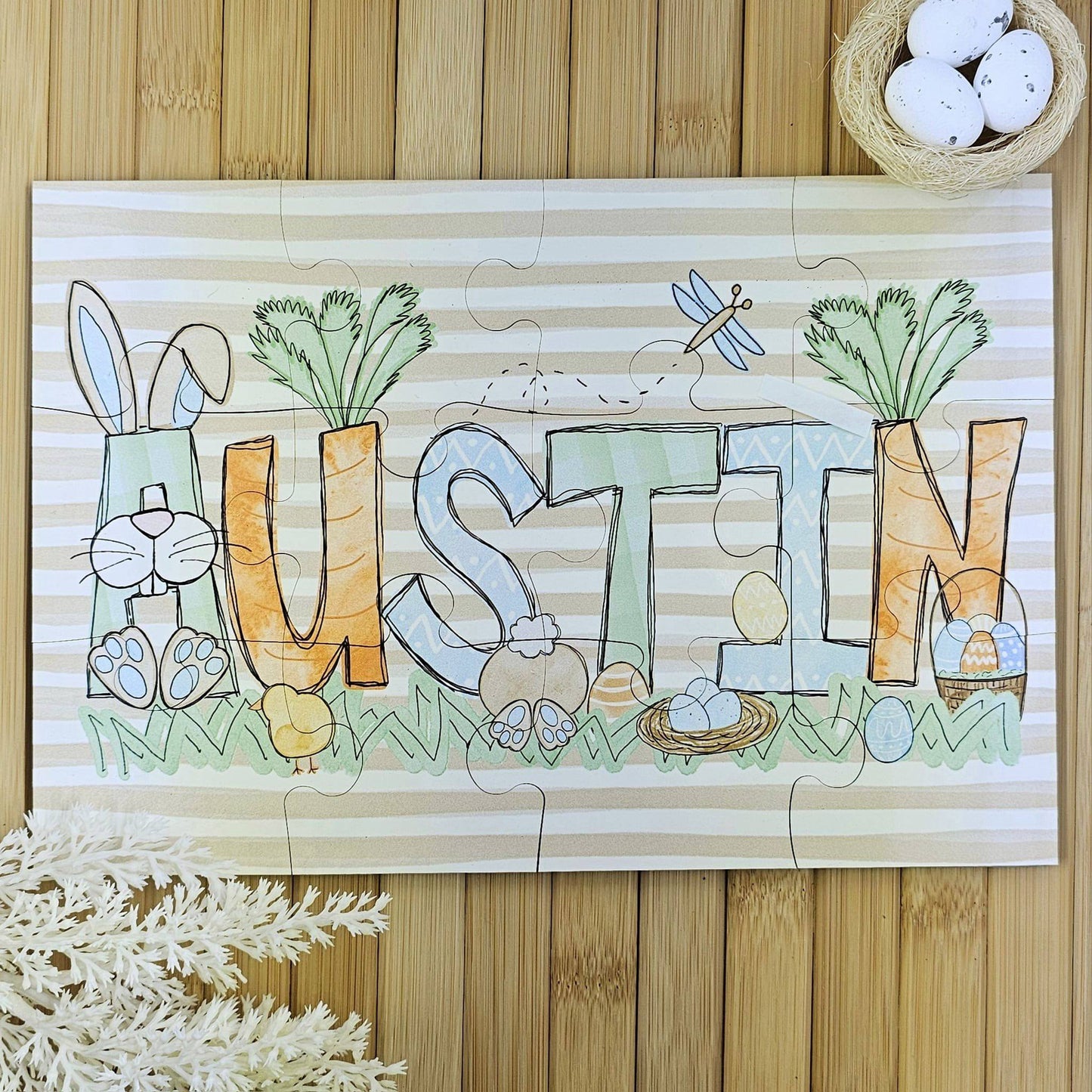 Kids Name Easter Puzzles