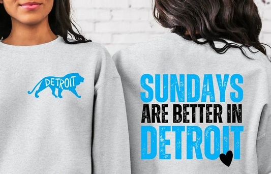 Double Sided Sundays are Better in Detroit Design