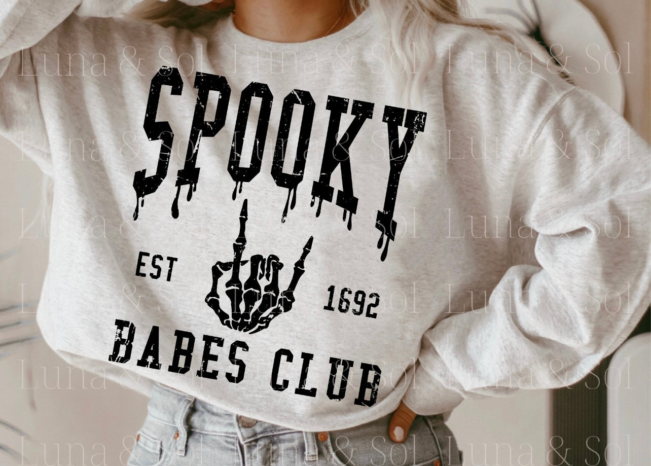 Spooky Babes Club Crew Neck