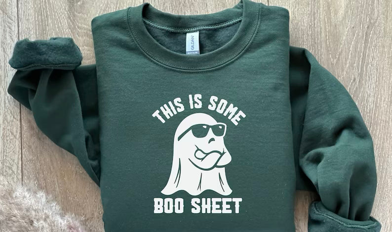 This Is Some Boo Sheet Crew Neck