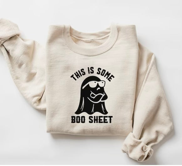 This Is Some Boo Sheet Crew Neck