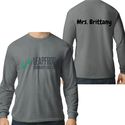 Grey Long Sleeve WITH Name