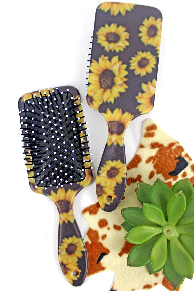 Sunflower Hair Brush