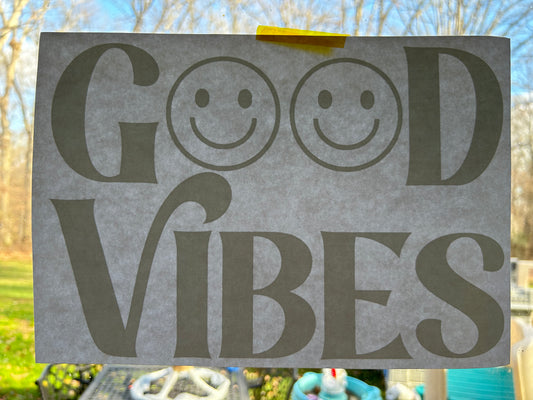 Good Vibes Screen Print