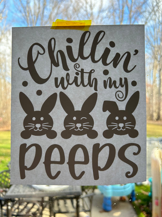 Youth Chillin with my Peeps Screen Print