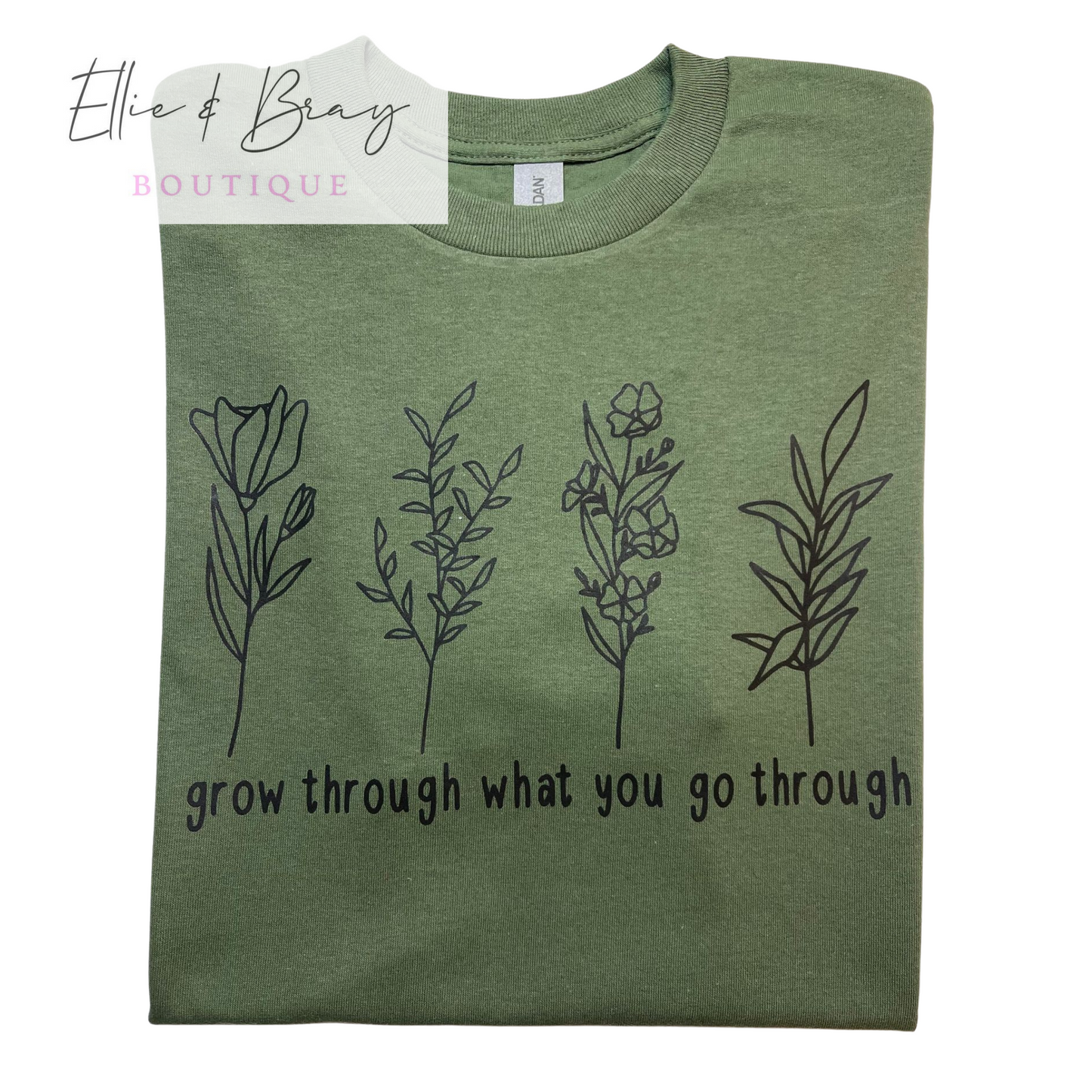 Grow Though Screen Print